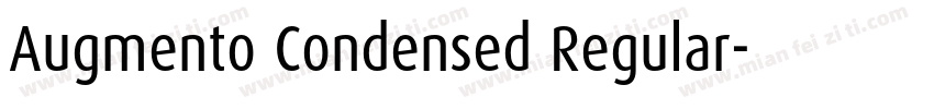 Augmento Condensed Regular字体转换